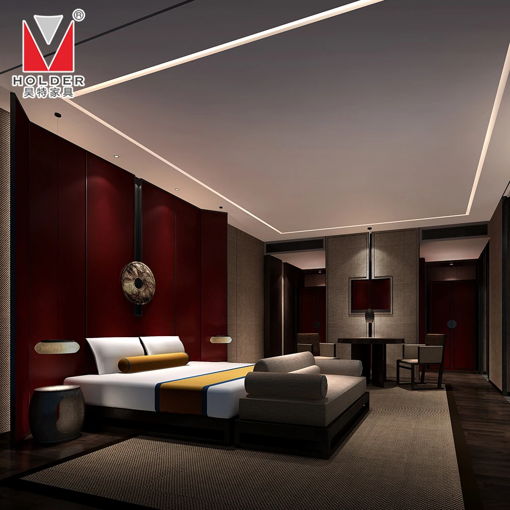 Apartment real wood bedroom sets furniture king size bed modern bedroom furnitures set luxury with storage