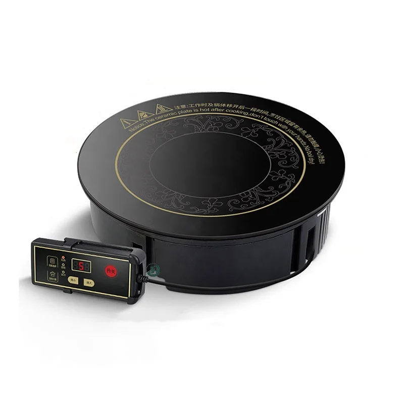 800-3500W High quality commercial Induction Cooker Cooktop round hot pot electric cooker