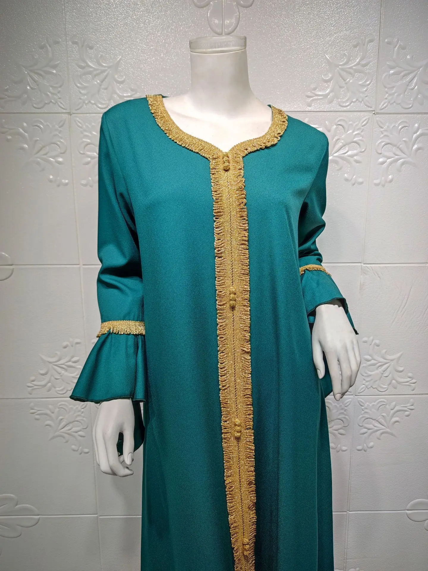 kaftan pakistani modest thobe muslim dress women Middle East kurti abaya dubai Africa India & Pakistan Islamic Clothing 9