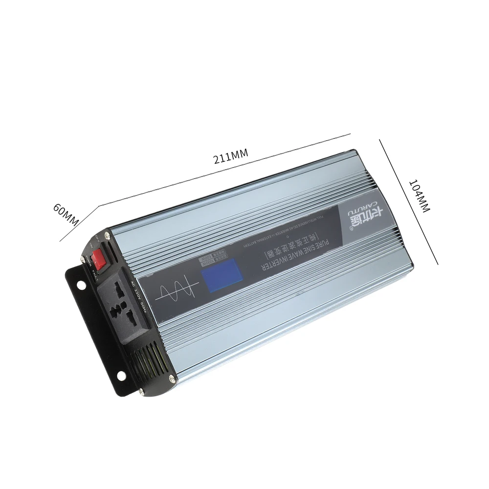 Pure Sine Wave 500 Watt Power Car 12V 220V 48V Invetor Solar 12Vdc 220Vac Inversor 500W Inverter