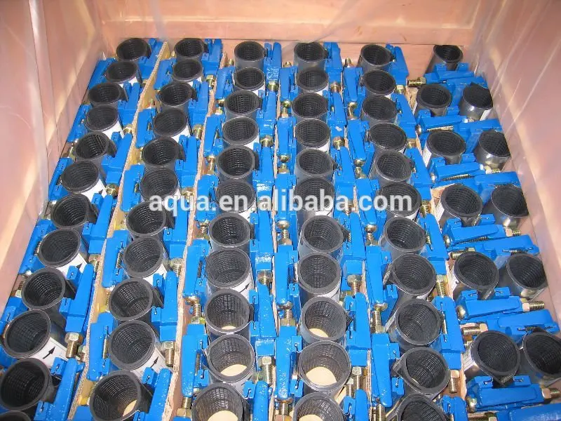 Hot Sale Ductile Iron JAW + Stainless Steel Band Repair Clamps for Pipe Leak