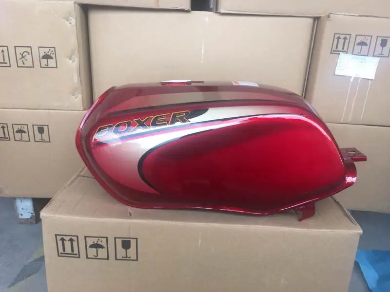  Индийский мотоцикл BAJAJ Boxer 100 куб. См красный по низкой
