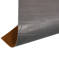 2022 High Textured Crocodile Pattern Synthetic Faux Leathers For Shoes