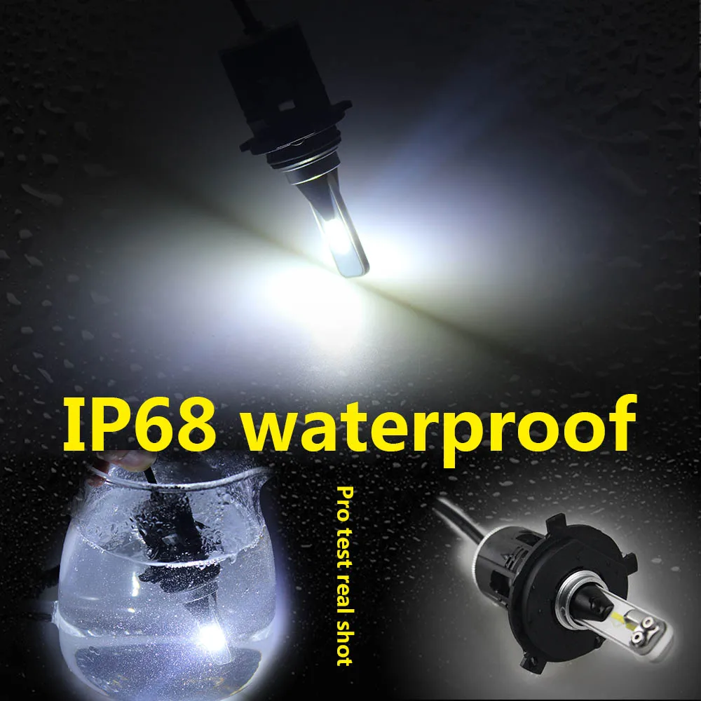 Best quality B6 h7 60W 8400LM 6 volt led lights motorcycles headlight bulb 4800lm h4