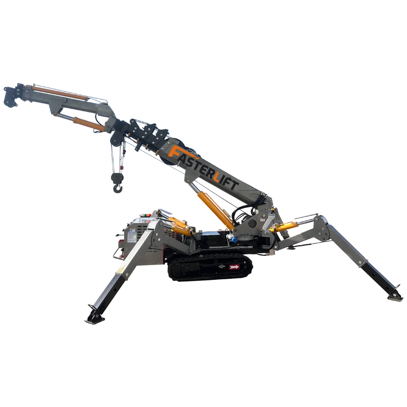Hot Selling Narrow Space Fasterlift Spider Lifting Diesel Track Crawler Spider Crane