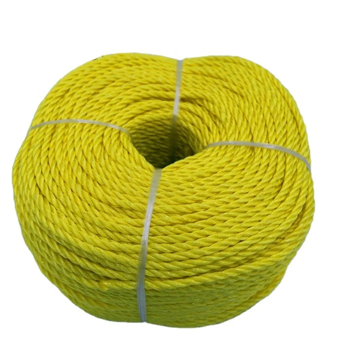 12mm Blue PP Split Film 3-strand Polypropylene Rope x 220 Metre Coil