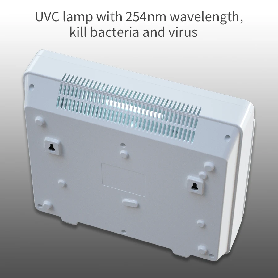 OEM Custom Label Office Home Room 220V Wall Mounted Ionic Air Purifier with HEPA and Fragrance Box