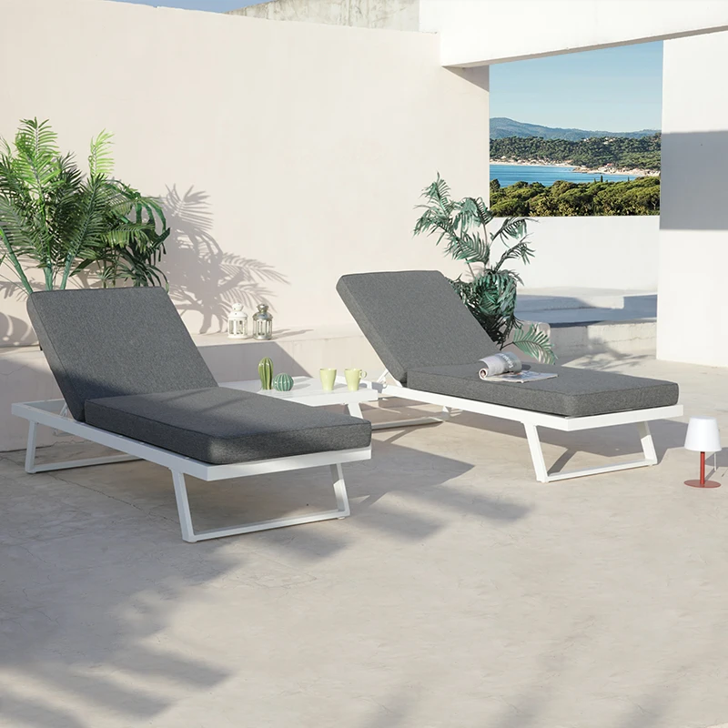 Современная мебель для сада модульная алюминиевая подушка для отдыха на открытом воздухе диван набор