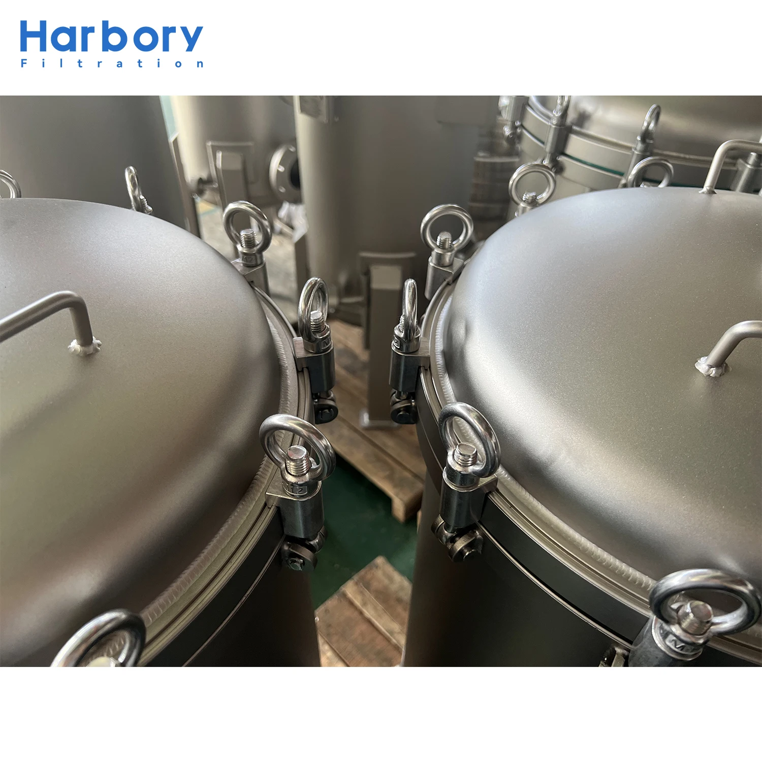 Chemical Ammonia Liquid Filter Housing Stainless Steel 304 Multi Bag Filter Housing