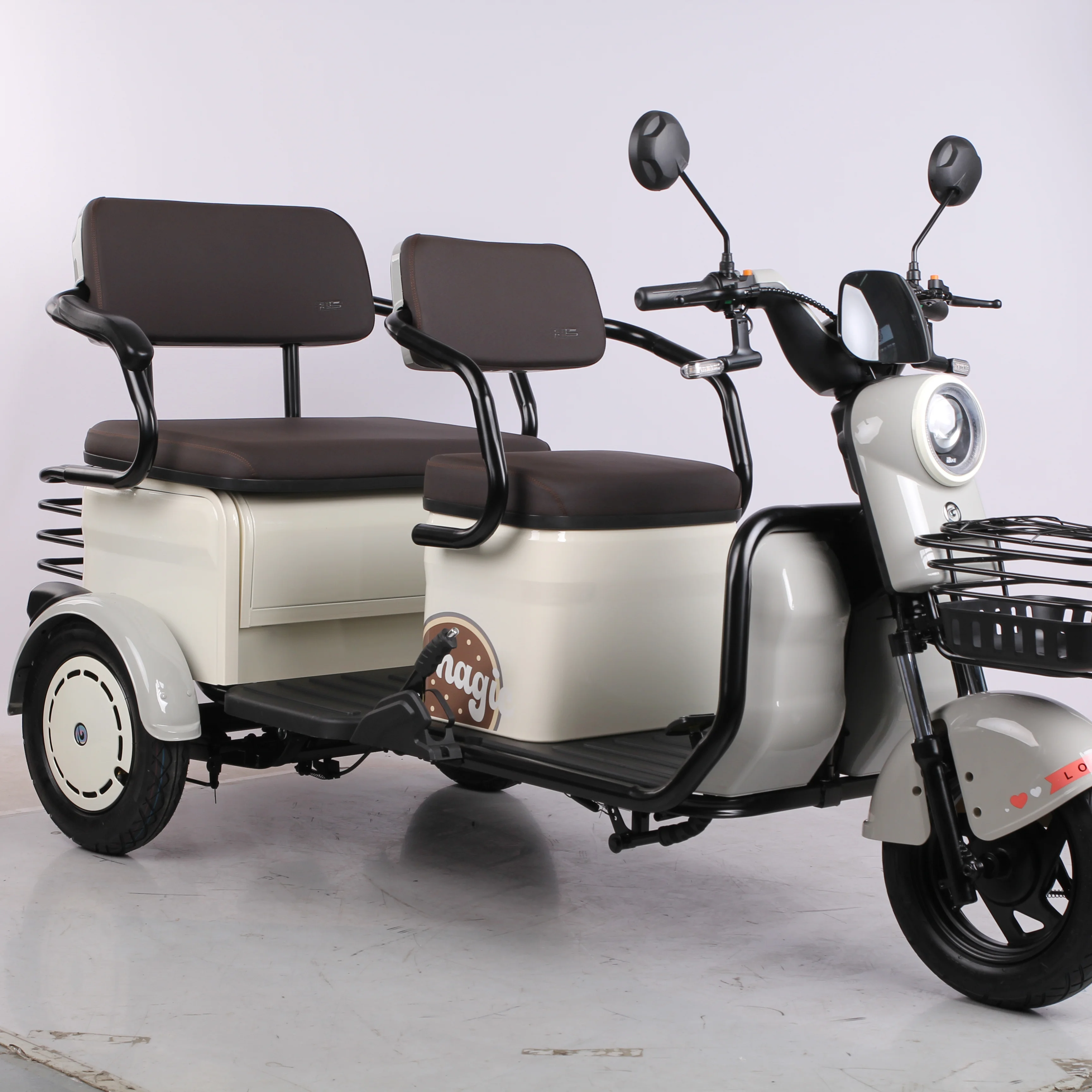 Big power  motor power 3 wheel electric passenger tricycle with EEC approve three