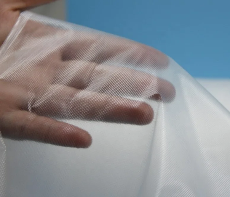 Transparent PVA Water Soluble Film , Europe Market Polyvinyl Alcohol Film for embroidery