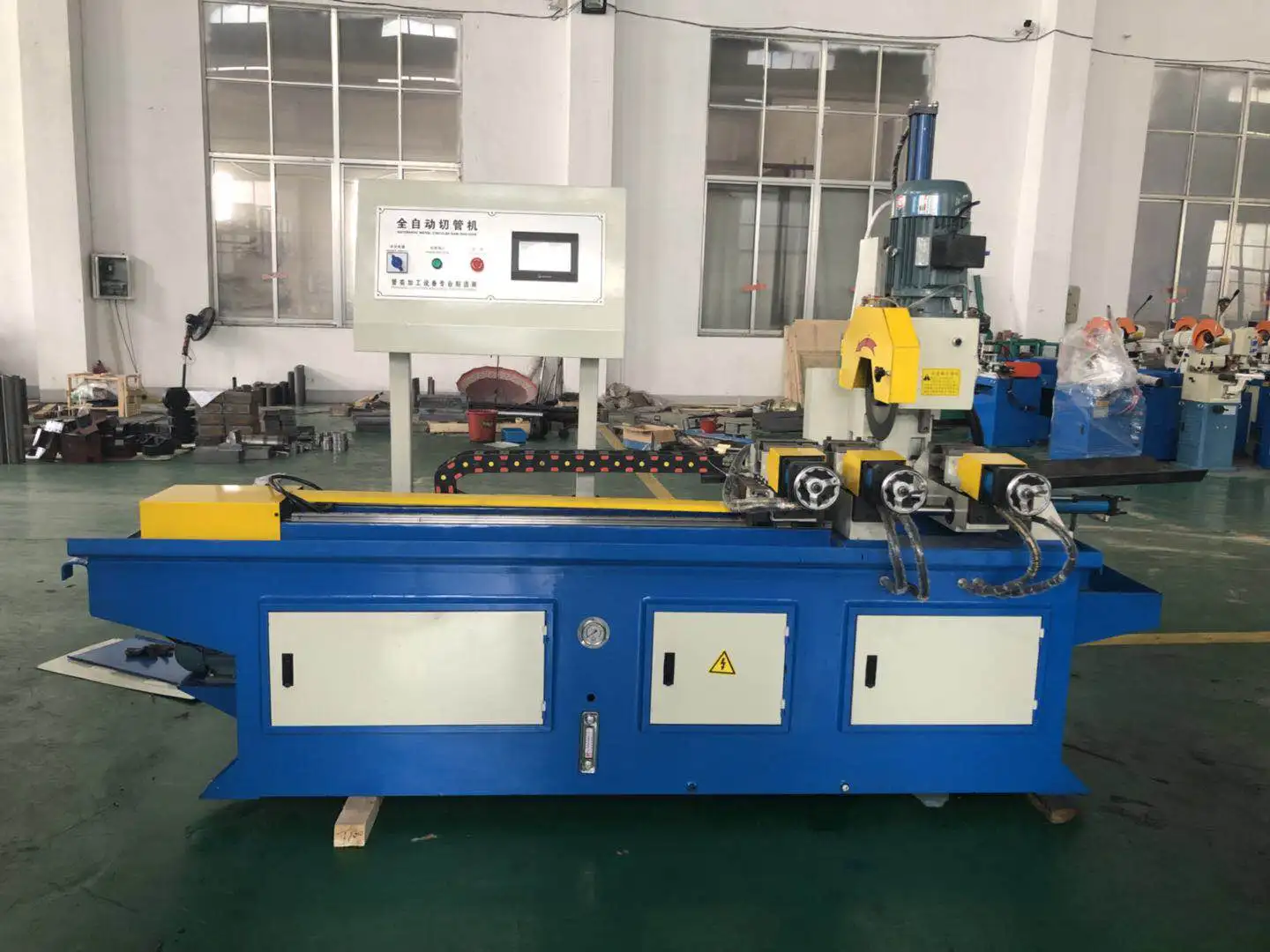 Полностью автоматическая машина для резки труб с серводвигателем MC350CNC