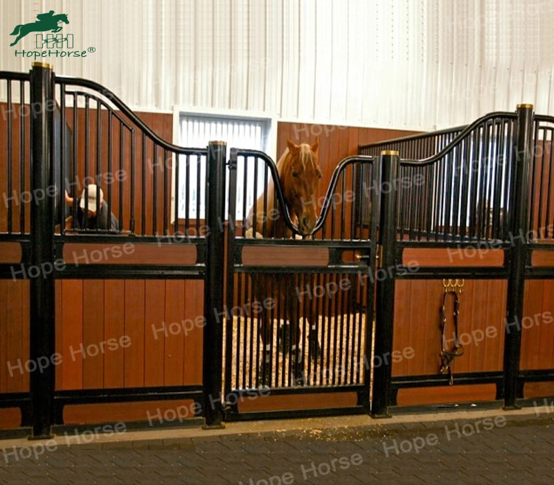HDG продукция Equine стабильная лошадь с навесной