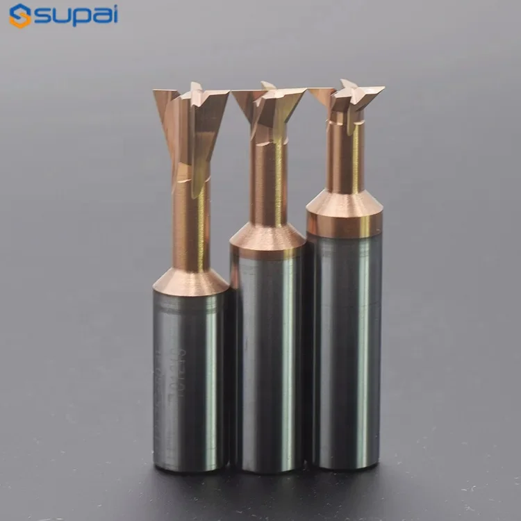 SUPAL Fresas Tools T Slot Cutter Solid Carbide Customized Cutter Cutting Tools Cutting and Decoration Machine 3 Flute 10 Pieces