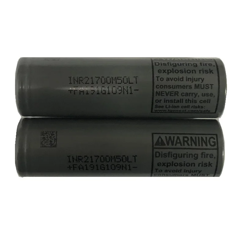 Yigaos rechargeable 21700 50e lithium ion battery inr21700-50e M50 M50LT 5000mah 3.7V 18.5wh for power station