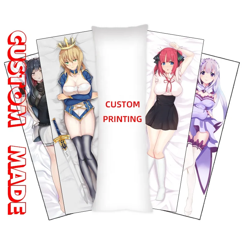 Japanese style girl body pillow case nude anime figure nude anime figure