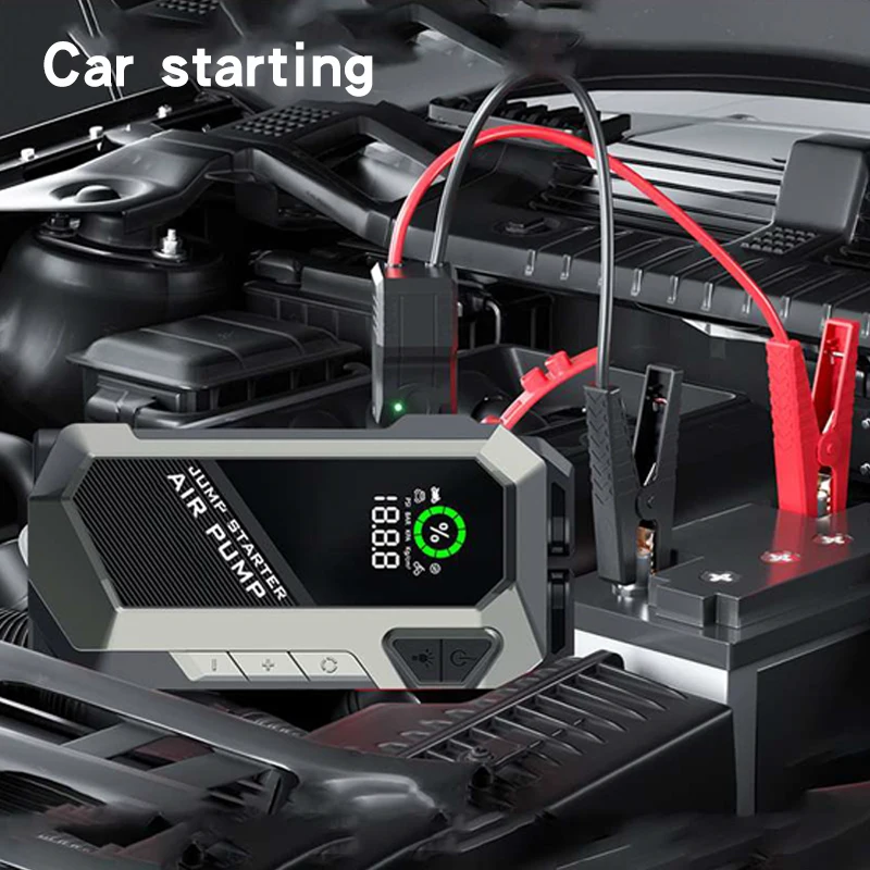 20000mAh Portable Car Jump Starter High Power Charger Starting Device Emergency Tool Multi-Function Battery 12V