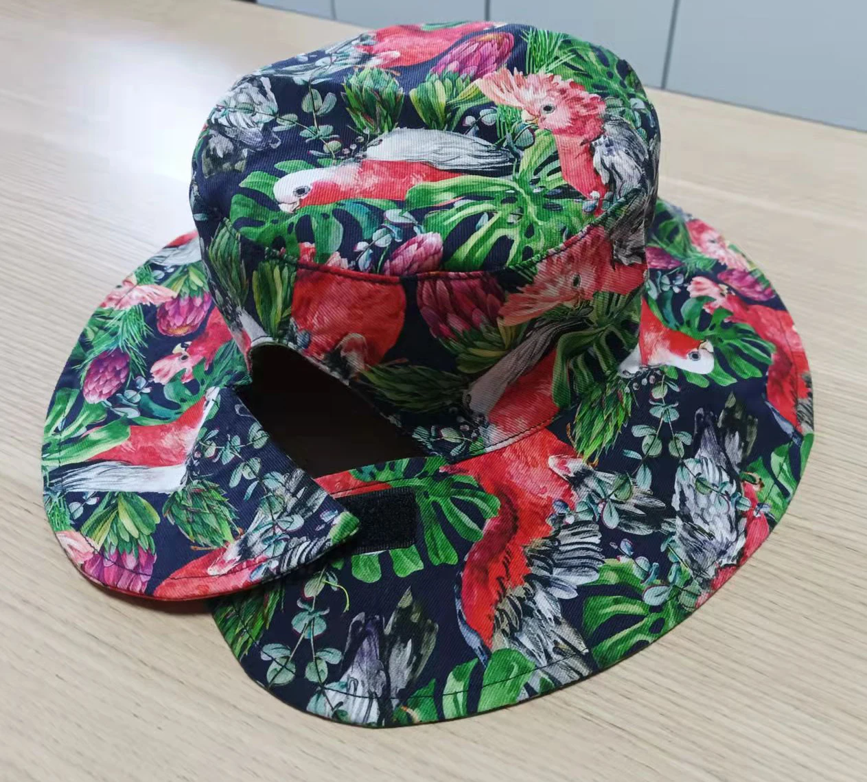 Hot sell custom printed cotton hat  trendy designer girls hats caps