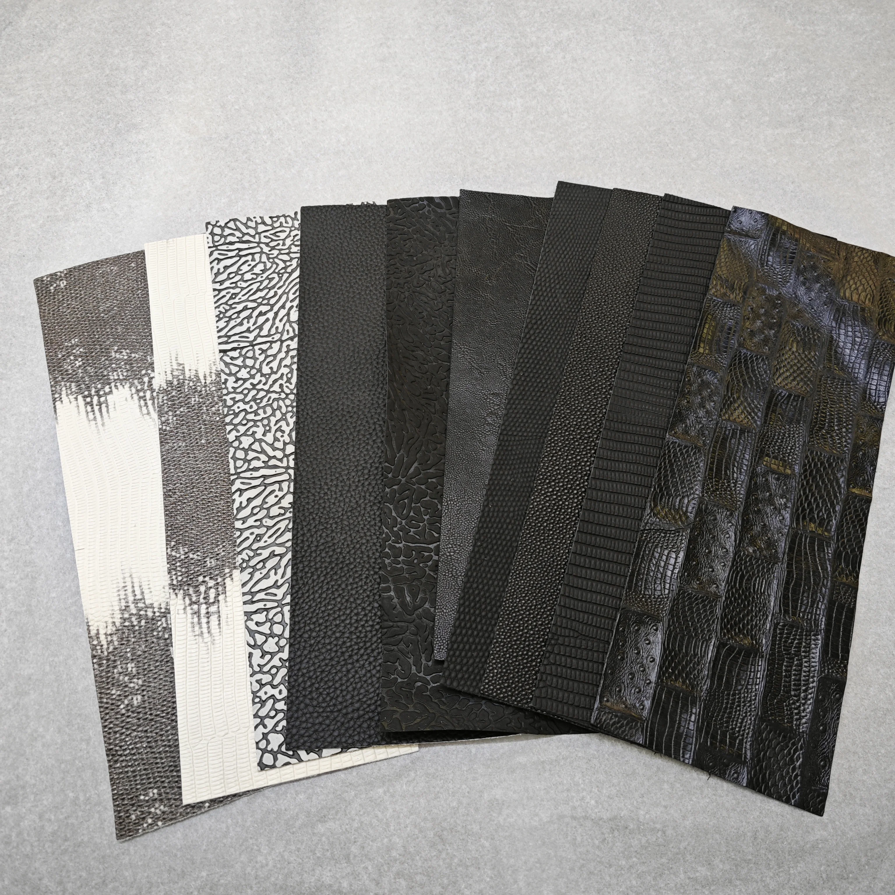 Many pattern billiard cue leather wrap lizard elephant lychee grain genuine cowhide for pool cue