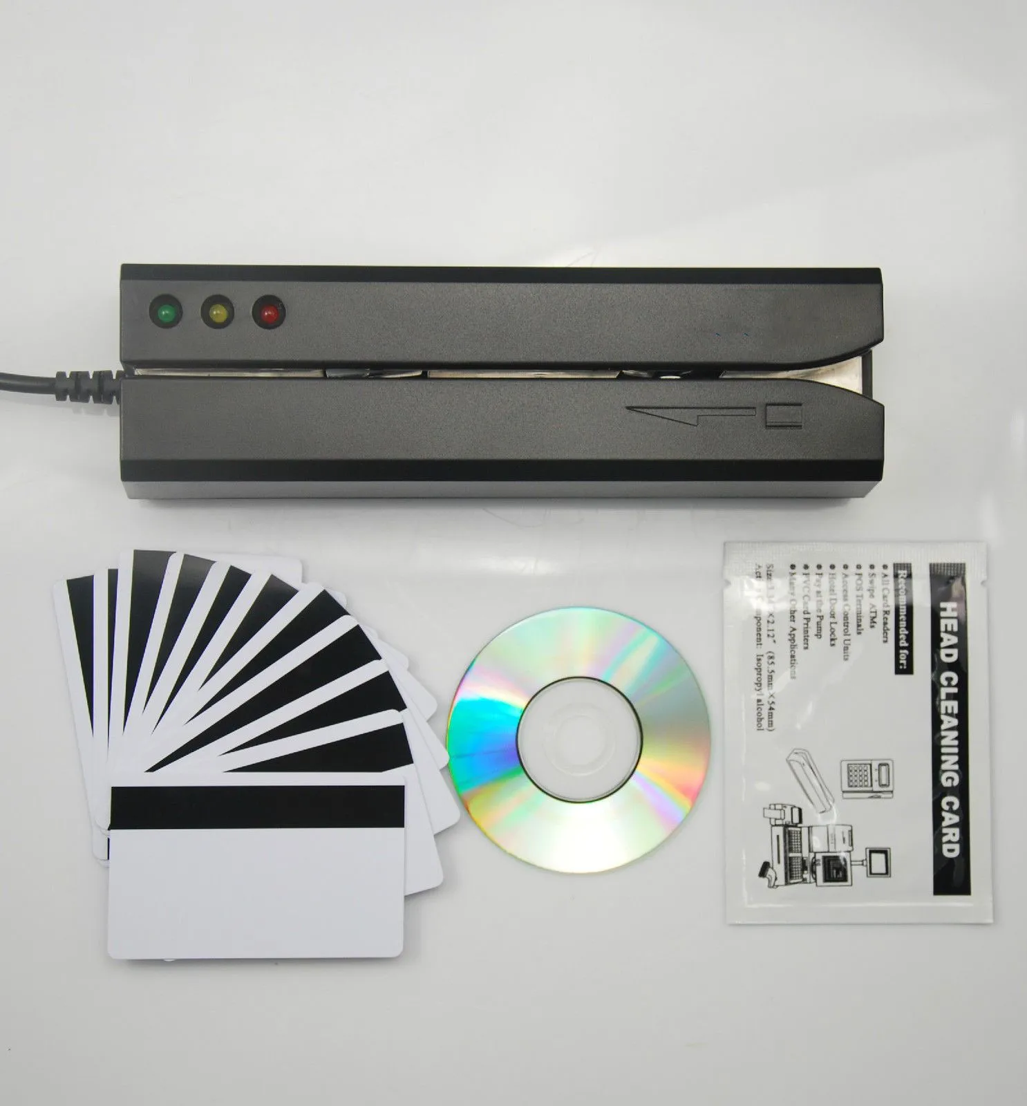 USB HiCo 3Tracks Magnetic Stripe Card Reader Writer Encoder