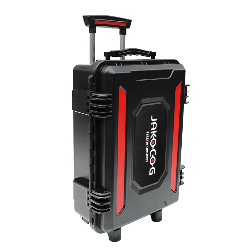 Custom PS5 Travel Case L500 ABS Waterproof Shockproof Storage Case Rolling Tool Box with Wheels