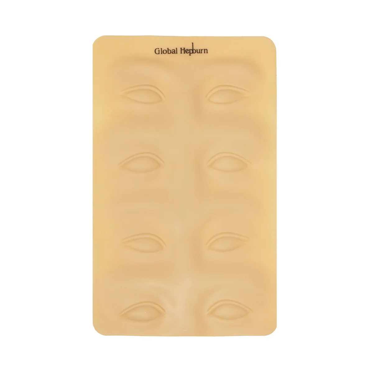 CUSTOM LOGO newest Double Side Thick Permanent Makeup Ombre Brows Silicone Eyebrows tattoo Latex Sheet Practice Skin