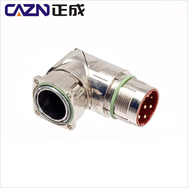 M23 Connector power socket connector Crimp 6 7 9 12 17pin clockwise counterclockwise servo motor encoder servo motor connector
