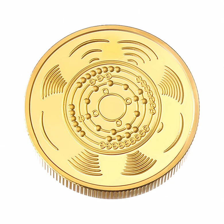 Custom metal 3D commemorative blanks brass gold silver custom challenge coin for laser engraving