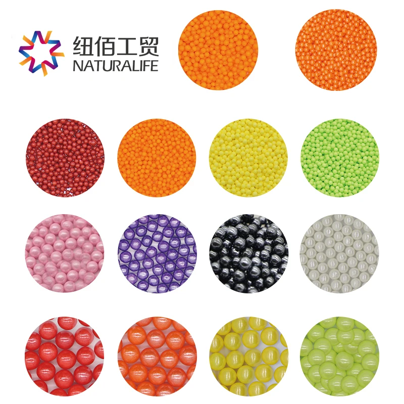 Wholesale Christmas Candy Sprinkles Edible Sugar Pearls Cake Sprinkles Dairy Free Confectionery Decoration Sprinkles for Baking