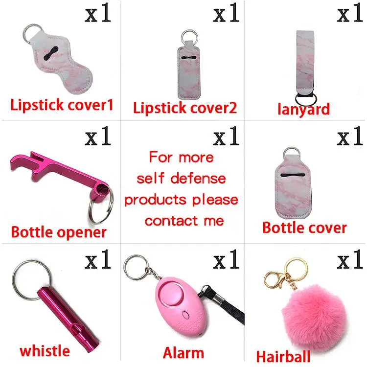 key chain alarm bulk wholesale self defense keychain