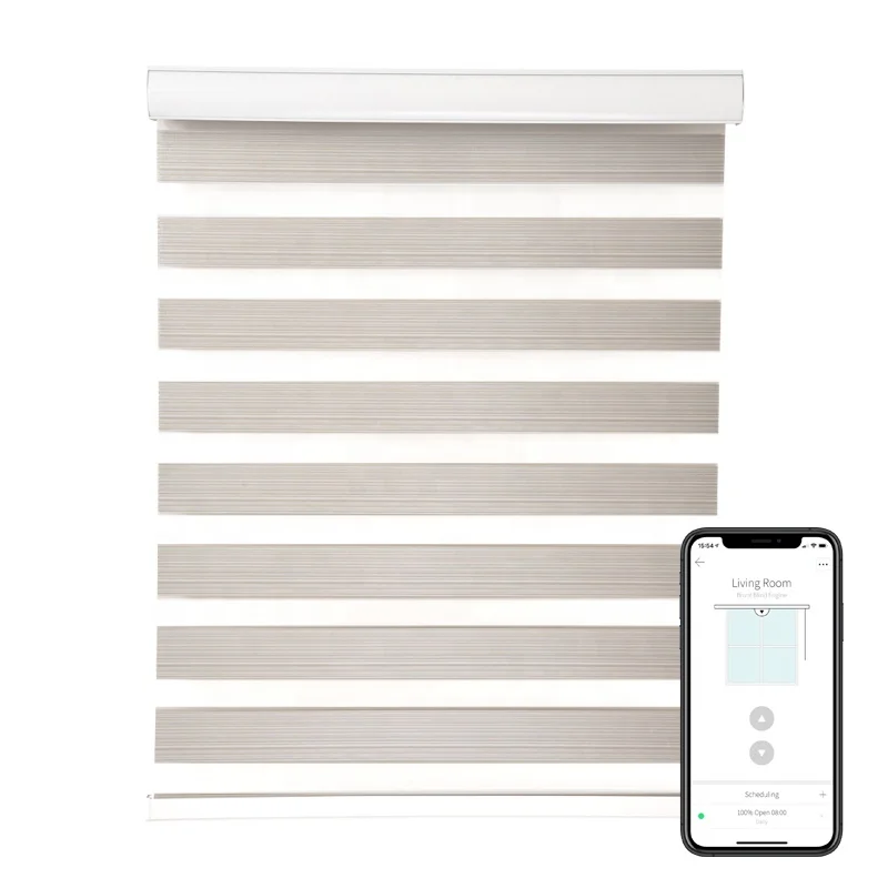 
STARDECO zigbee blinds smart tuya electric automated zebra shades day night window blinds 