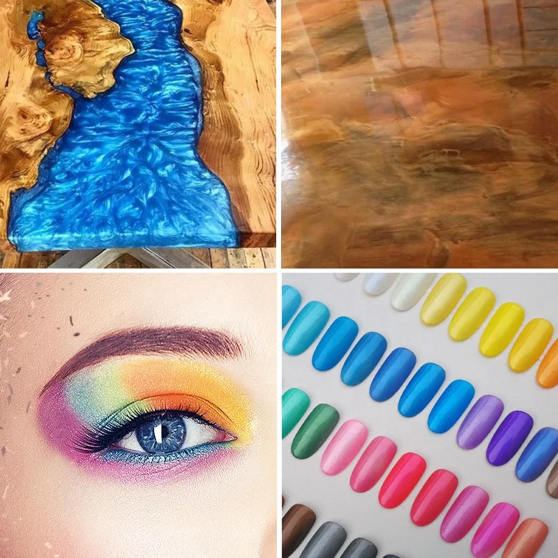 
56 colors mica pearl pigment powder for Epoxy Resin, soap, bath bomb, eye shadow, nail gel 10g/color 