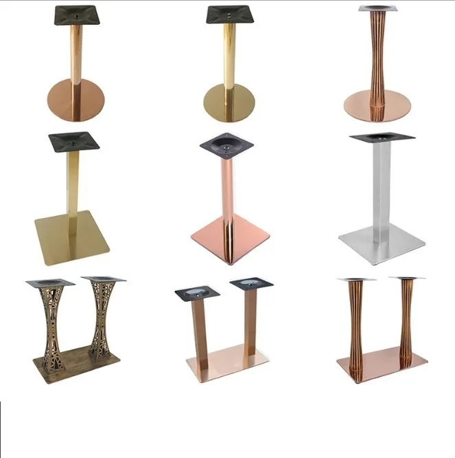 Antique dinning table base metal cast iron table legs