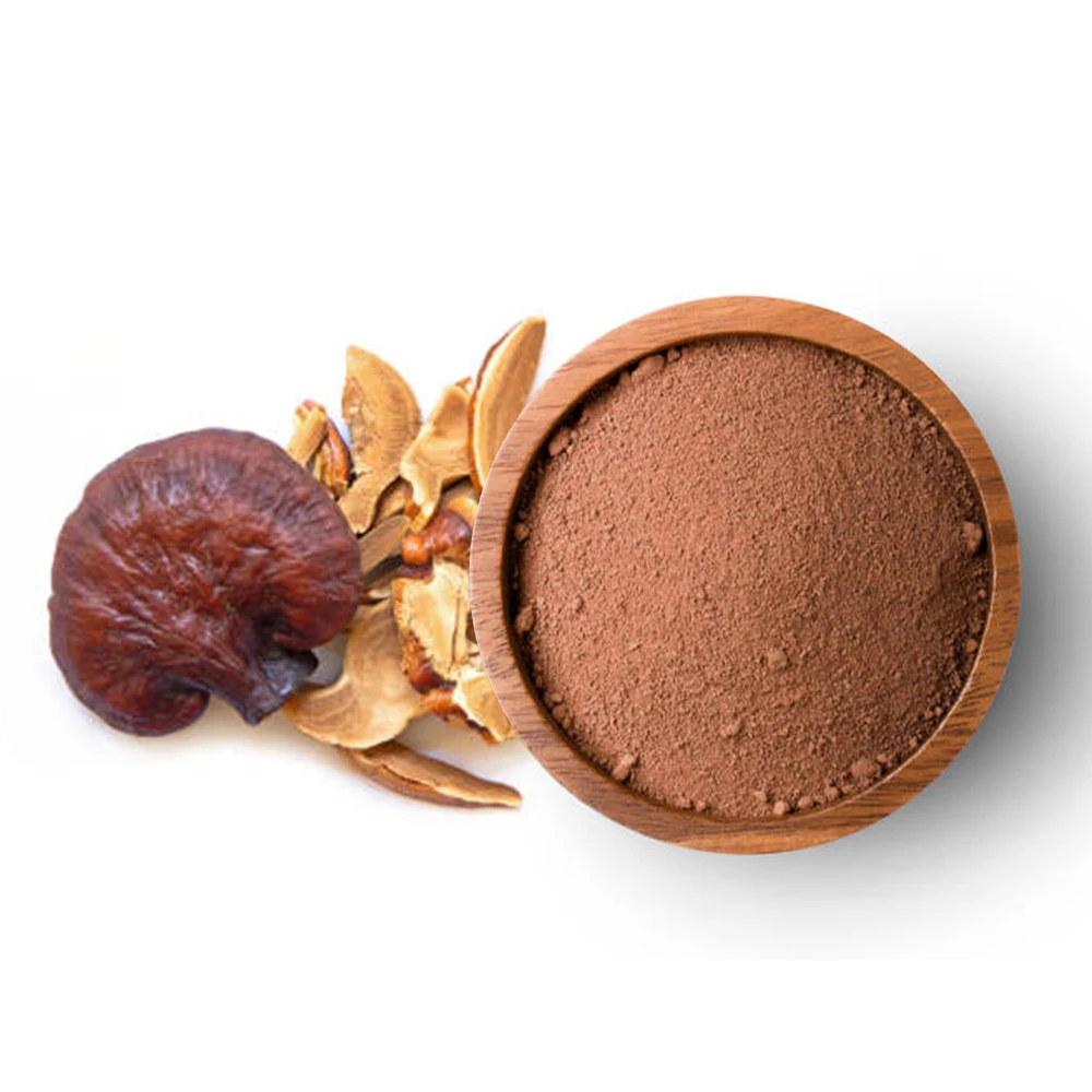 juncao planted ganoderma lucidum reishi  extract powder with polysaccharides 30% triterpenes 2% OEM