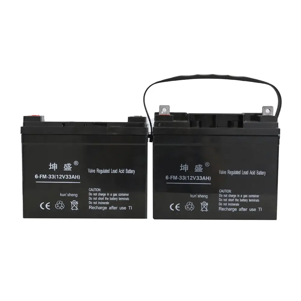 Maintenance Free Sealed Lead Acid Batteries 12v 12ah 12v 33ah Eco Friendly Solar Ups Battery For Sprayer Battery