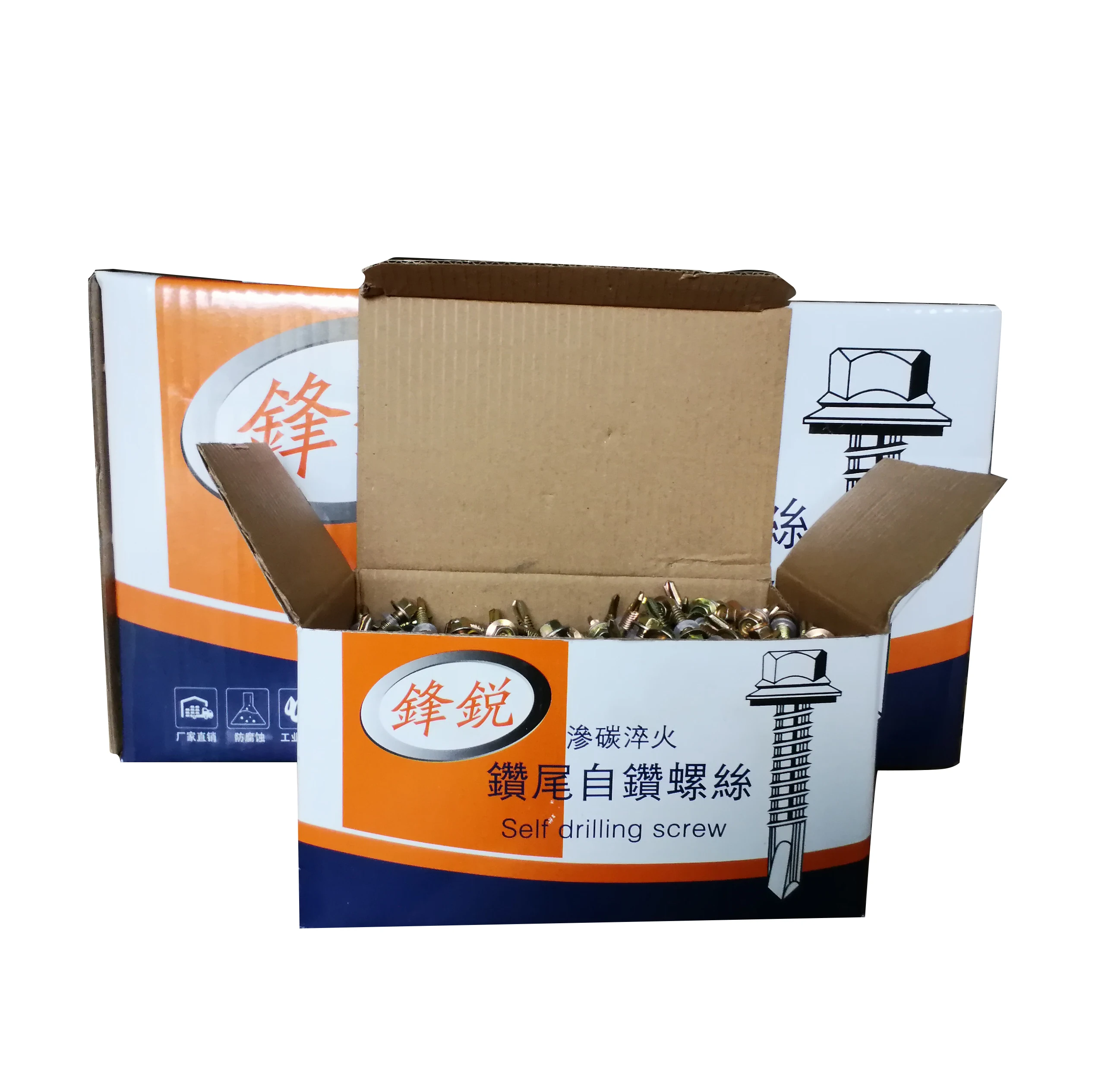 Hex Flange Head Tek Stainless Steel Galvanised Self Drilling Screw With Epdm Washer Roofing Screws