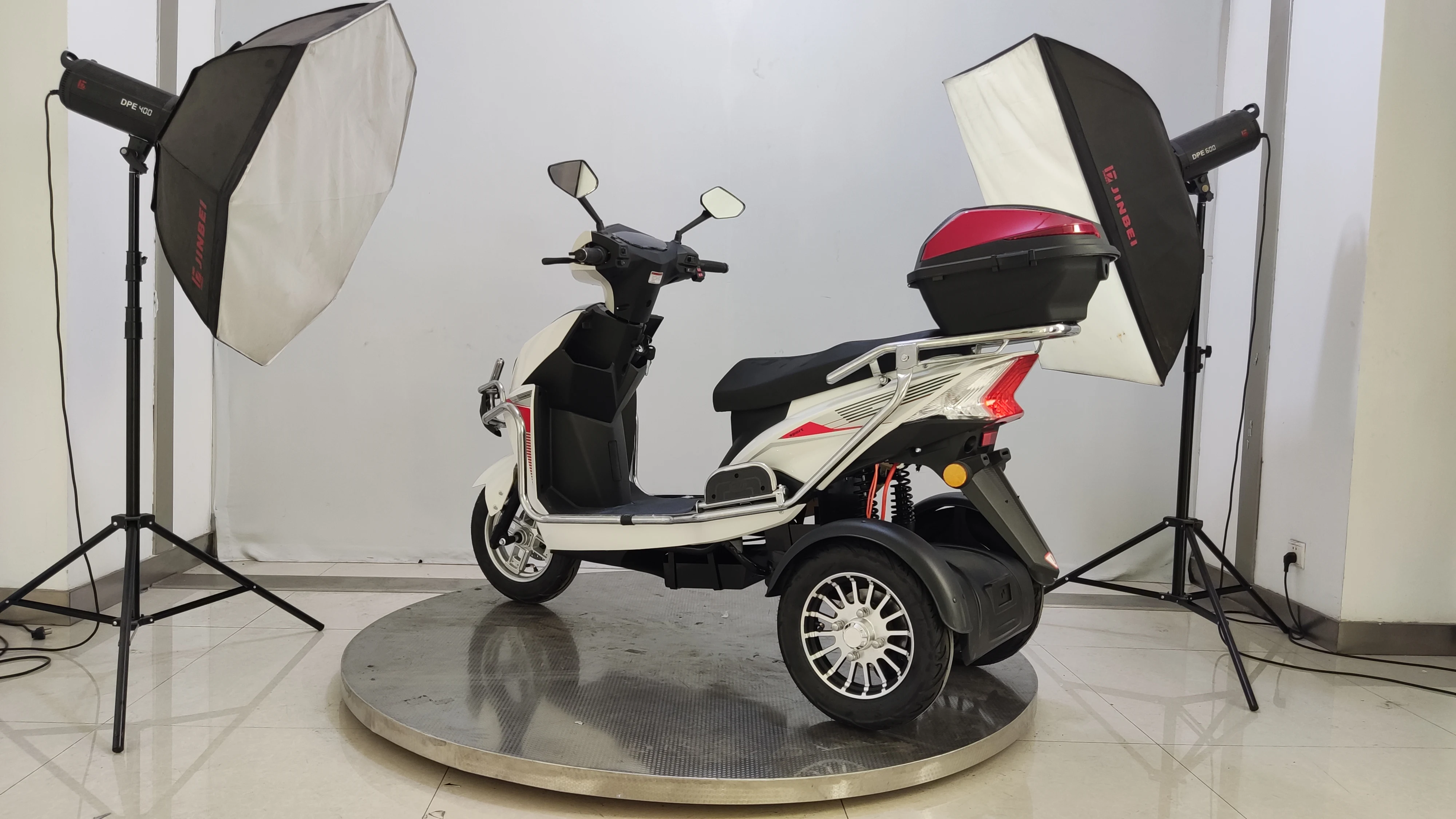 Vimode big discount 1000w 72v electric scooter tricycle 3wheel low speed disability safty with baby seat 3 seats