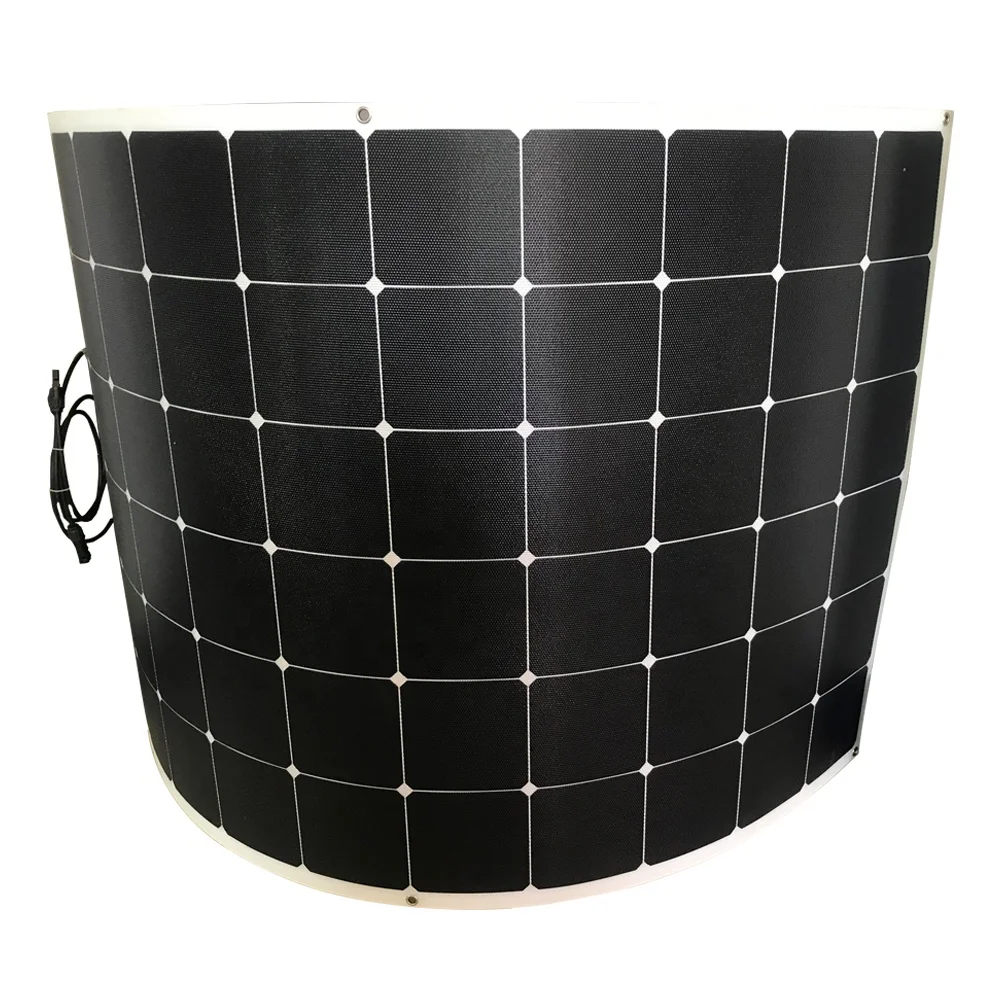 widely used roof flexible solar panel XXR ETFE 300w light weight 360-degree flexible SunPower Solar cell Panel