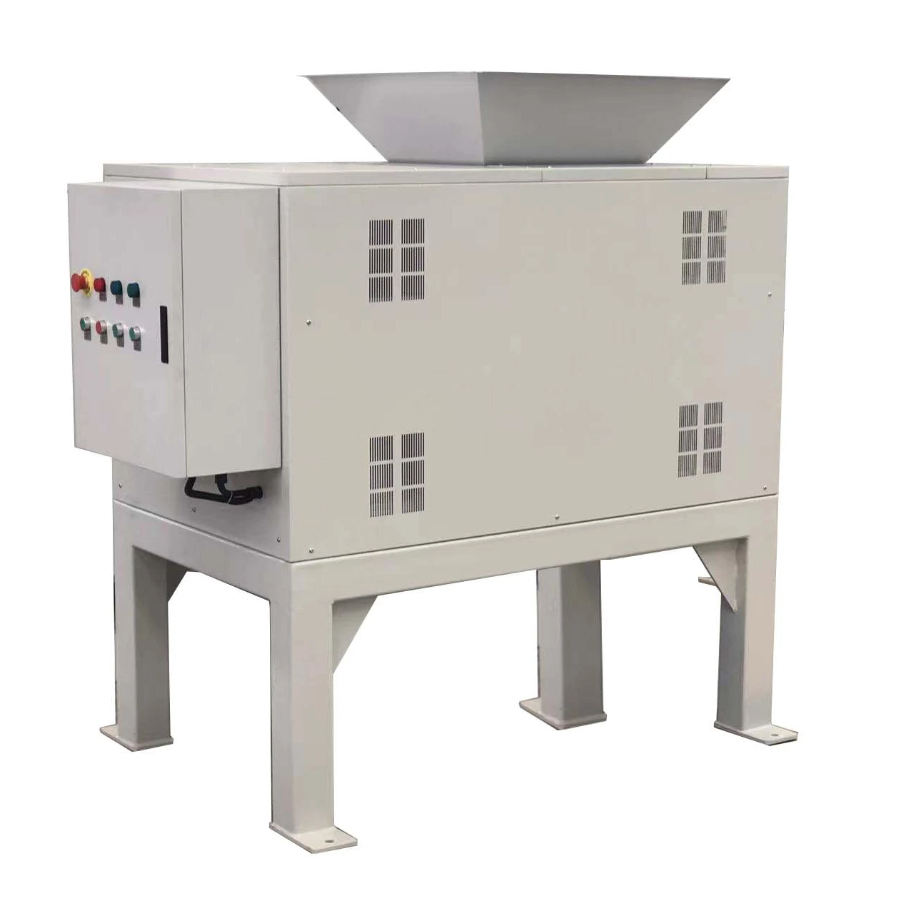 Промышленный двухвальный измельчитель для электронных отходов HDD scarp metal plastic