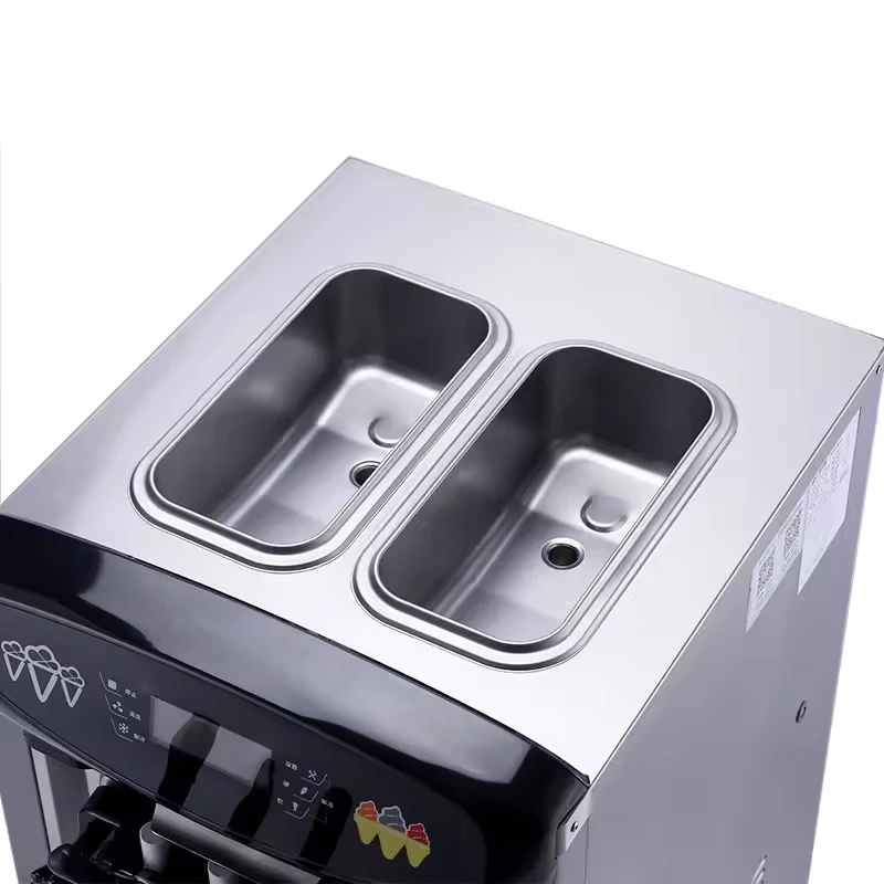 Hot Sale Commercial Ice Cream Machine a Vertical Three Heads Ice Cream Soft Serve Ice Cream Machine