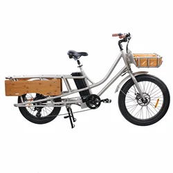 2021 new modelCargo bike basket removable electric moped folding rear rack for cargo carry