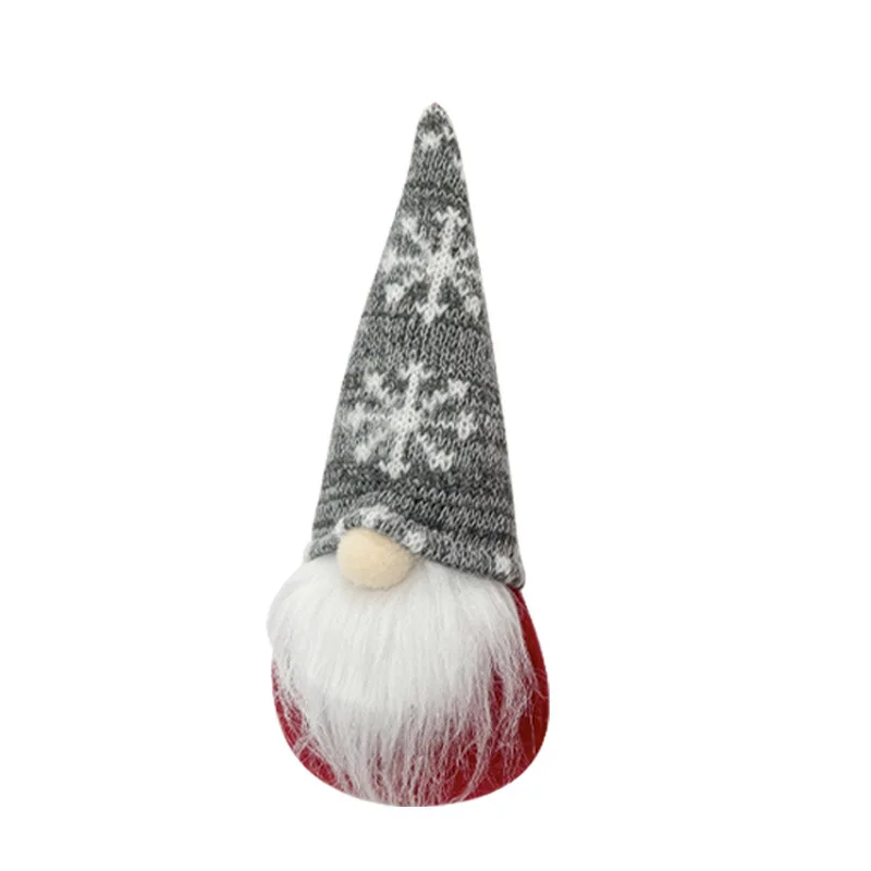 Gnome Рождественская безликая кукла веселые рождественские украшения для дома Рождество Новый год 2025