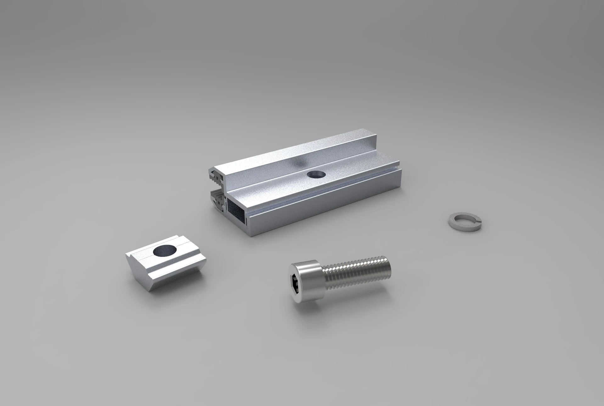 Mid Solar End Metal Roof Fix Big Clamp With Edpm Rubber Factory Price