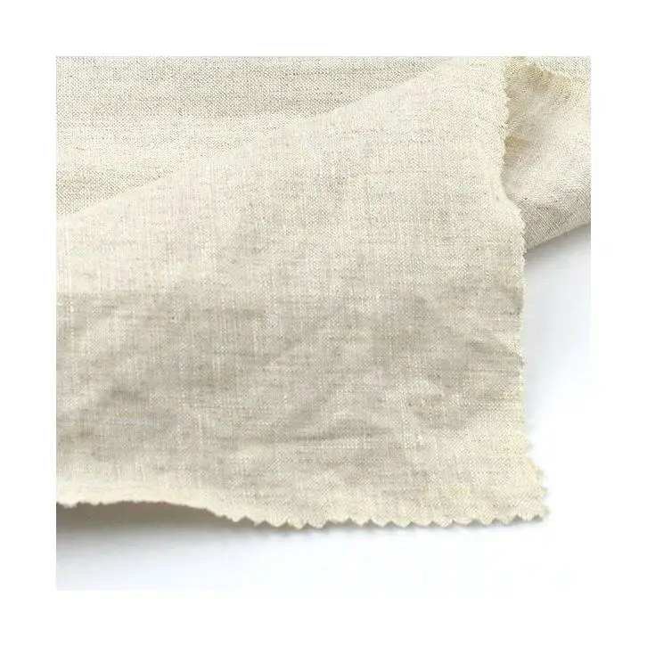 natural breathable high quality wholesale pure linen fabric for garment
