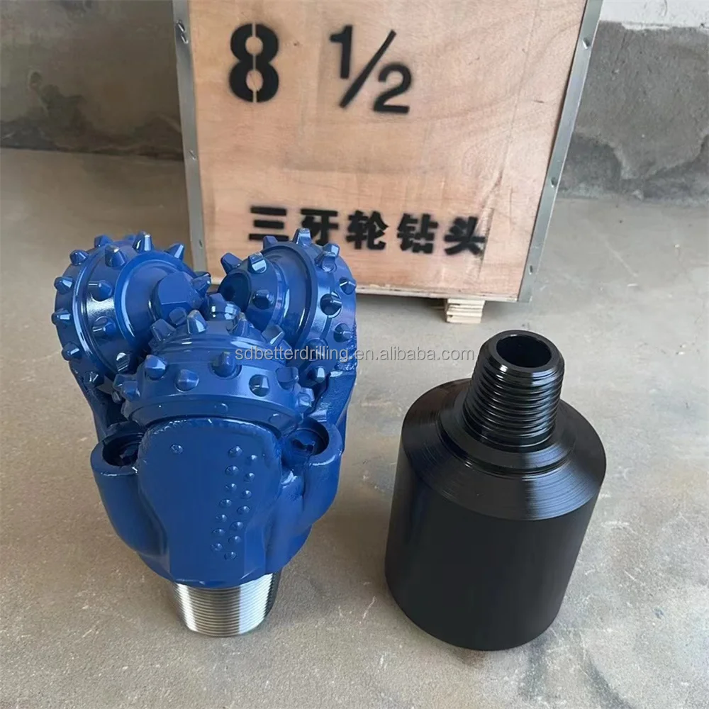Wide teeth chisel insert 6 inch tci tricone drill bit price for water well drilling