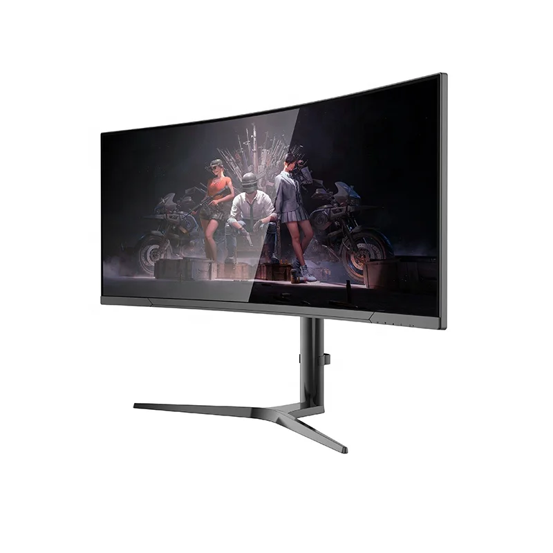 Custom logo oled 34 inch curved gaming monitor 4k resolution 2ms HDR desktop pc monitor 144hz