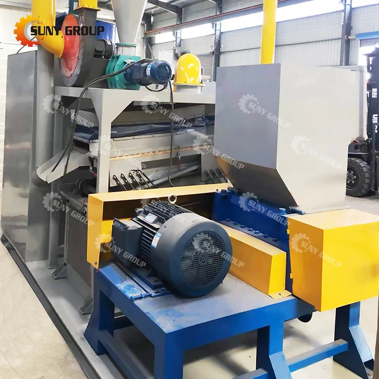 Scrap Copper Wire Recycling Granulator Separator  Machine