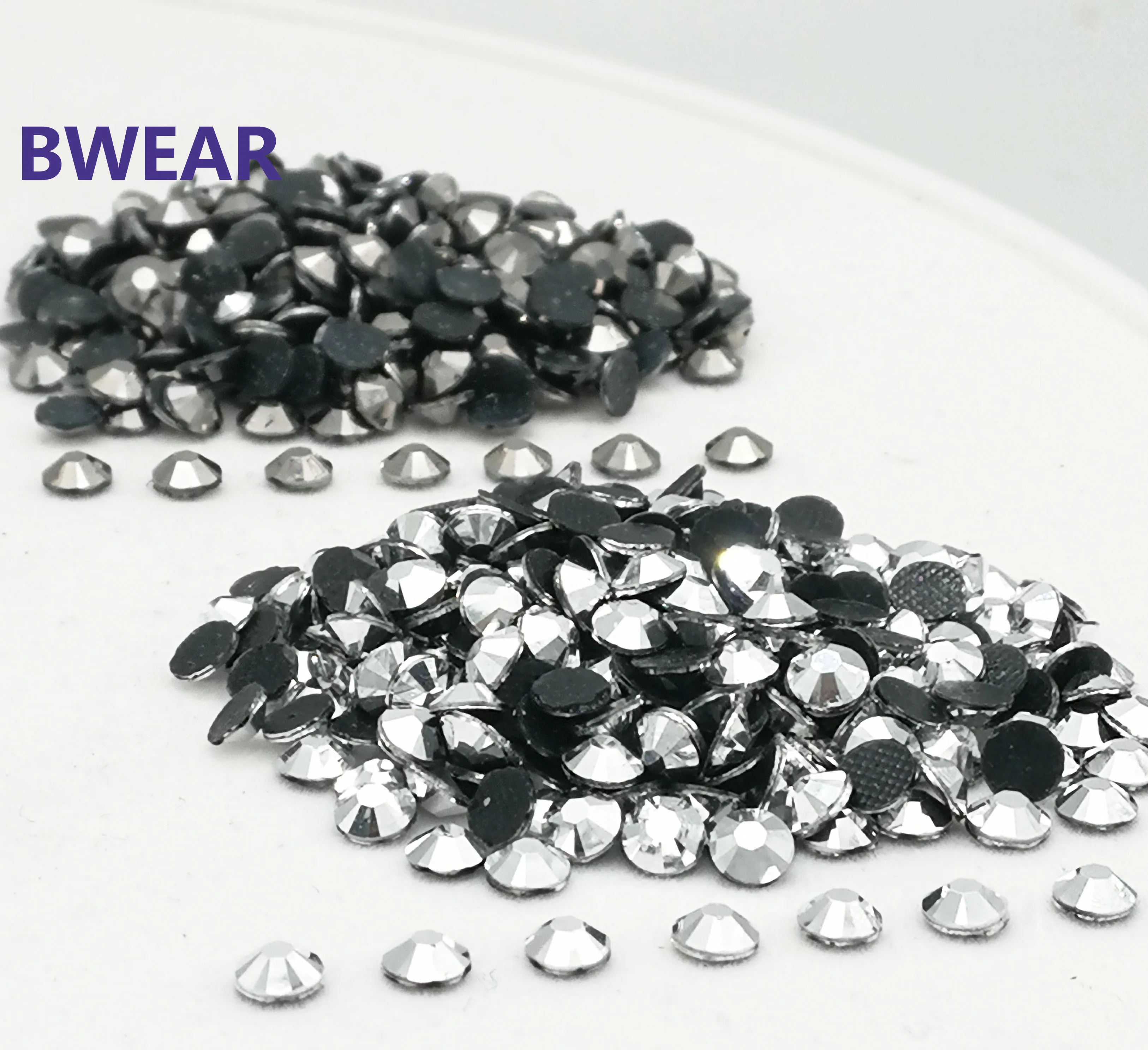 Resin diamond hotfix resinstone silver ore gray black mineral gold resin small diamond hot drilling