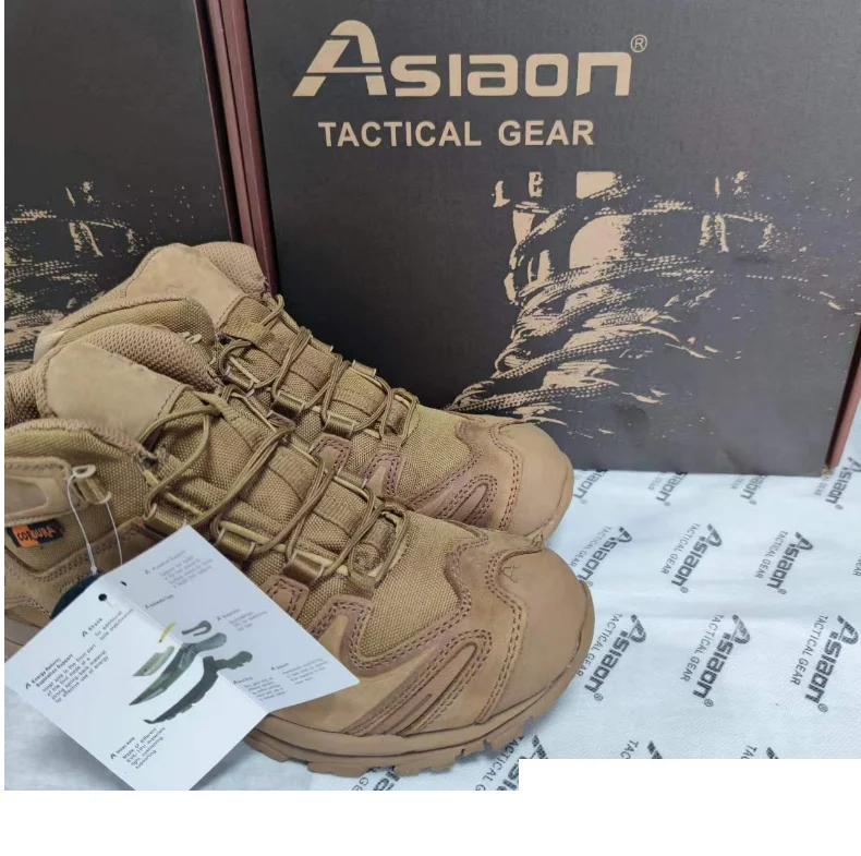 TSB1 Stock customized AK aeisk Green brown black ankle boots tactical combat shoes