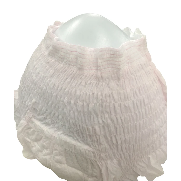 
Colored Disposable Biodegradable Ultra Thick Fluff Adult Diaper 